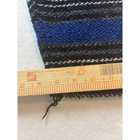 Earth Rogz Medium Mexican Baja Hoodie Sweatshirt Striped Pullover With Kangaroo - Picture 8 of 13